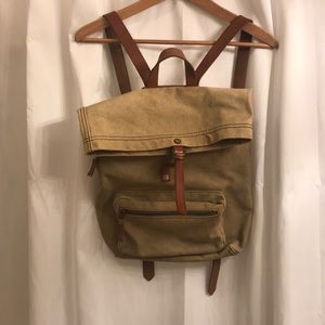 Madewell Canvas Fold Over Backpack